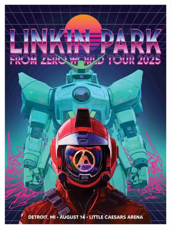 Linkin Park From Zero World Tour 2025 Detroit Pre Show, Setlist & Ticket Info for August 14 at Little Caesars Arena