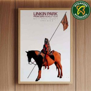 Linkin Park From Zero World Tour 2025 Exclusive Poster In Montreal Centre Bell on August 5 Merritt Home Decor Poster Canvas