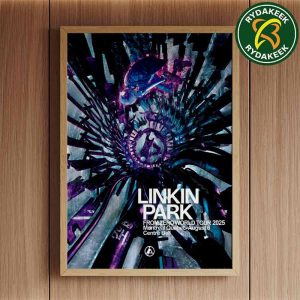 Linkin Park From Zero World Tour 2025 Exclusive Poster In Montreal Centre Bell on August 6 Huke Home Decor Poster Canvas