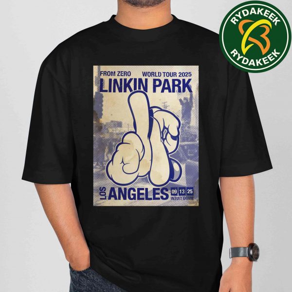 Linkin Park From Zero World Tour Los Angeles CA At Dodger Stadium On September 13 2025 OG SLICK T-Shirt