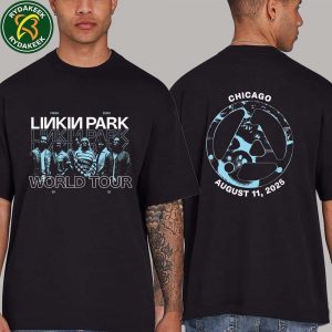 Linkin Park From Zero World Tour Official Merchandise Chicago At United Center On August 11 2025 Two Sided T-Shirt