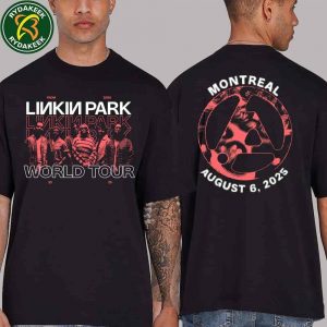 Linkin Park From Zero World Tour Official Merchandise Montreak At Centre Bell On August 6 2025 Two Sided T-Shirt