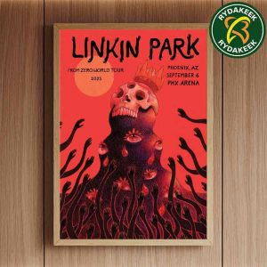 Linkin Park From Zero World Tour Phoenix CA At Footprint Center On September 6 2025 Felicia Chiao Home Decor Poster Canvas