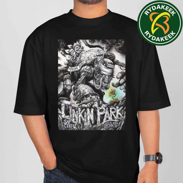 Linkin Park From Zero World Tour San Jose CA At SAP Center On September 15 2025 Jonathan Wayshack T-Shirt