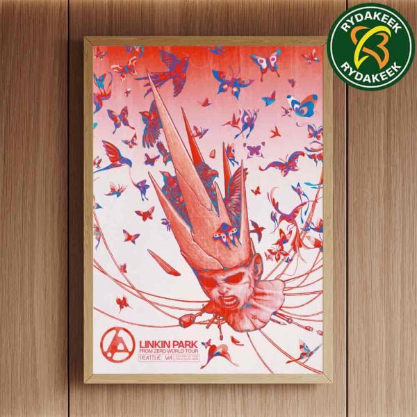 Linkin Park From Zero World Tour Seattle WA At Climate Pledge Arena On September 24 2025 James Jean Home Decor Poster Canvas