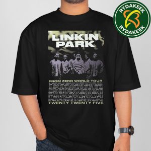 Linkin Park From Zero World Tour Tour Twenty Twenty Five Lithograph 2025 Exclusive Poster Unisex T-Shirt