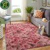 Louis Vuitton Bordeaux Large Logo Luxury Rug Carpet Elegant Designer Home Decor