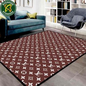 Louis Vuitton Luxury Rug Carpet Elegant Designer Home Decor – Classic Brown Monogram