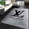 Louis Vuitton Luxury Rug Carpet Elegant Designer Home Decor – Dark Brown & Light Beige