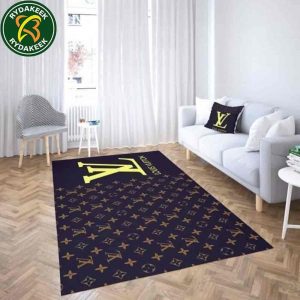Louis Vuitton Luxury Rug Carpet Elegant Designer Home Decor – Navy Luxe Cushion Set