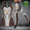 Louis Vuitton Luxury black Tank Top And Leggings Set Luxury Gym Outfit For Women