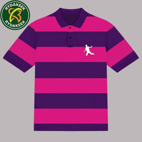Metro Boomin A Futuristic Summa Futuristic Era Purple Striped Summer Polo Shirt