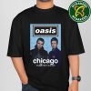Oasis Live 25 In Chicago, USA At Soldier Field On August 28 2025 Merch Two Sided T-Shirt