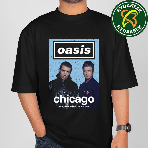 Oasis Live 25 In Chicago, USA At Soldier Field On August 28 2025 Merch Unisex T-Shirt