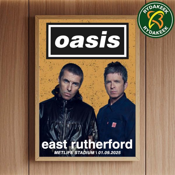 Oasis Live 25 In East Rutherford At Metlife Stadium On September 1 2025 Merch Home Decor Poster Canvas