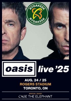 Oasis Live ’25 Tour Toronto Pre Show, Setlist & Ticket Info for August 25 at Rogers Stadium (1)