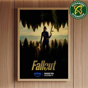 Official Poster FALLOUT 2025 Season 2 In Prime Video Releasing December 17 Lucy MacLean By Ella Purnell Home Decor Poster Canvas