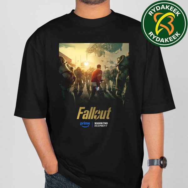 Official Poster FALLOUT 2025 Season 2 In Prime Video Releasing December 17 Maximus By Aaron Moten Unisex T-Shirt