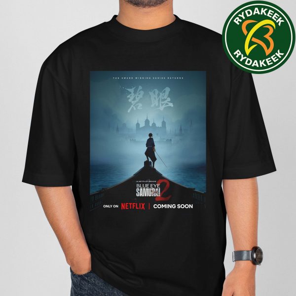 Official Poster For Blue Eye Samurai Season 2 On Netflix Coming Soon Unisex T-Shirt