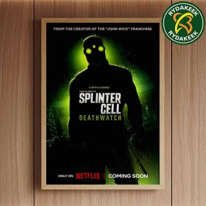 Official Poster Tom Clancy’s Splinter Cell 2025 In Netflix Releasing August 21 Death Watch Animated Series Home Decor Poster Canvas