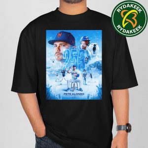Pete Alonso New York Mets MLB Mets All-Time Home Run Leader T-Shirt