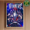 The official NFL schedule of Denver Broncos 2025 Home Decor Poster Canvas