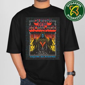 Queens Of The Stone Age Bonn Germany 2025 Event Poster At Kunst Rasen On August 13 2025 Unisex T-Shirt