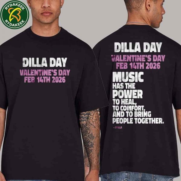 Rhyme Fest 2025 at The Torch at Los Angeles Memorial Coliseum on Aug 16 DILLA DAY 2026 POWER TO HEAL Merchandise T-shirt