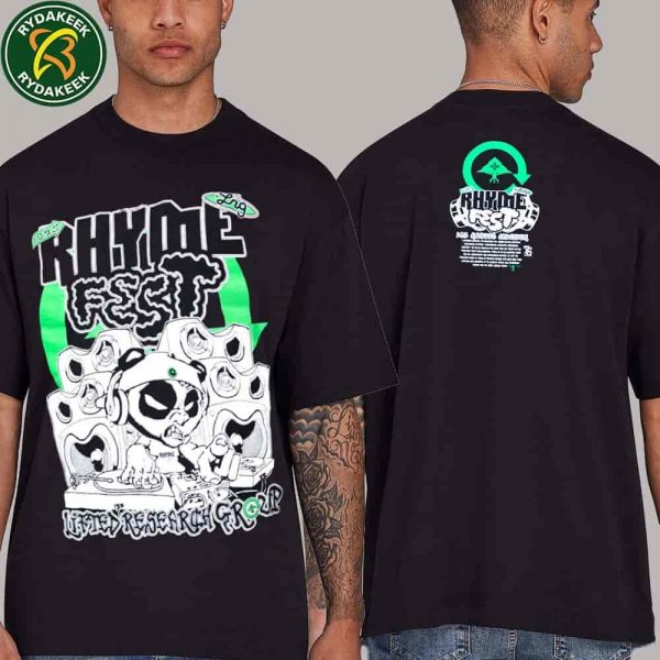 Rhyme Fest 2025 at The Torch at Los Angeles Memorial Coliseum on Aug 16 LRG x Rhyme Panda Tee Merchandise T-shirt