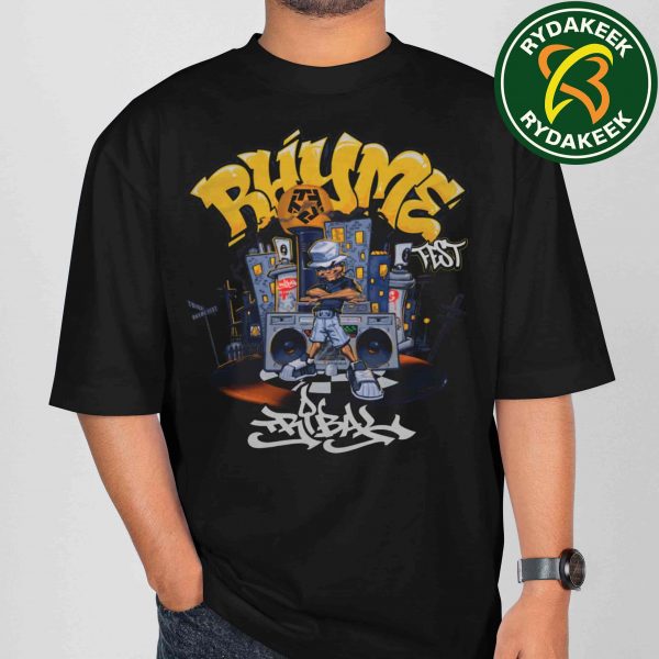 Rhyme Fest 2025 at The Torch at Los Angeles Memorial Coliseum on Aug 16 RF x Tribal Logo Collab Merchandise T-shirt Merchandise T-Shirt