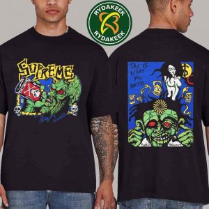 Rob Zombie Official X Supreme This Is What You Need Two Sided T-Shirt