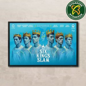 Six Kings Slam The World’s Top 6 Tennis Players Clash ANB Arena In Riyadh Saudi Arabia On October 15-16-18 Home Decor Poster Canvas