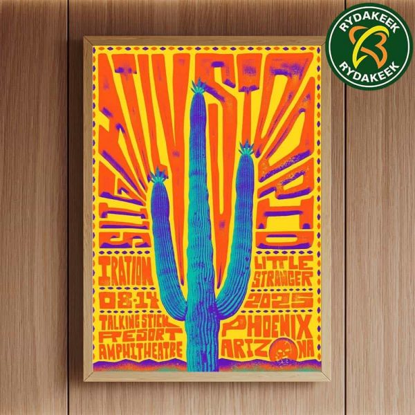 Slightly Stoopid Phoenix Arizona 2025 Event Poster At Talking Stick Resort Amphitheatre On August 14 2025 The Final Week Of Summer Tour Home Decor Poster Canvas
