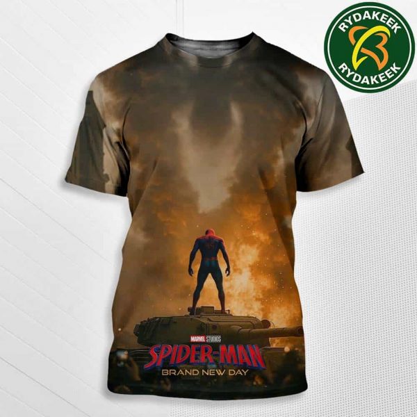 Spider-Man Brand New Day Special Release Poste on July 31 2026 Unisex All Over Print T-Shirt