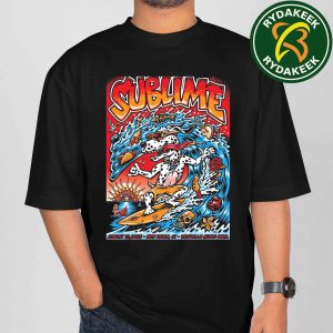 Sublime Concert Poster In New Haven, CT At Westville Music Bowl On August 23 2025 Lou Dog Jim Phillips Art Unisex T-Shirt