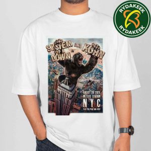 System Of A Down And Korn In New York City At MetLife Stadium United States On August 28 2025 T-Shirt