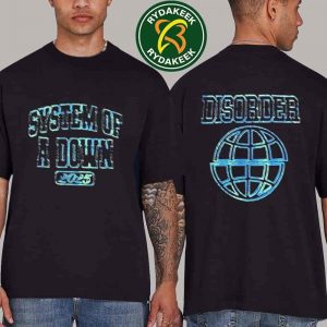 System Of A Down Disorder 2025 Tour New York City Two Sided Unisex T-Shirt