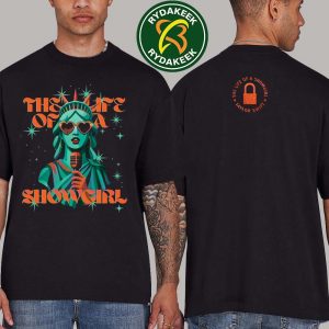 Taylor Swift The Life Of A Showgirl 2025 Two Sided Unisex T-Shirt