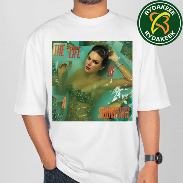 Taylor Swift The Life of a Showgirl in 2025 Album in Bathtub With A Sparkling Showgirl Outfit on October 3 2025 Unisex T-Shirt