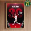 Taylor Ward Los Angeles Angels MLB 2025 Reaches 30-Homer Mark Home Decor Poster Canvas