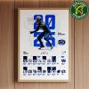 The official NFL schedule of Carolina Panthers 2025 Home Decor Poster Canvas