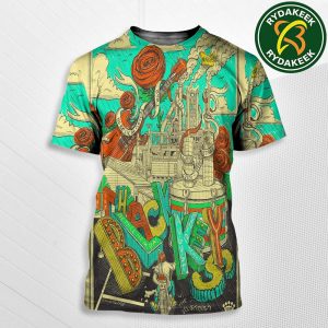 The Black Keys Exclusive Poster In Bethlehem PA at Musikfest Wind Creek Steel Stage on August 10 2025 All Over Print T-Shirt