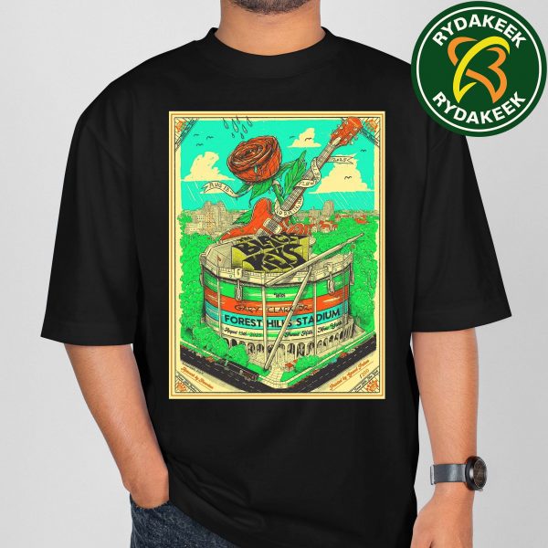 The Black Keys Exclusive Poster In Forest Hills New York at Forest Hills Stadium on August 13 2025 Merchandise T-Shirt