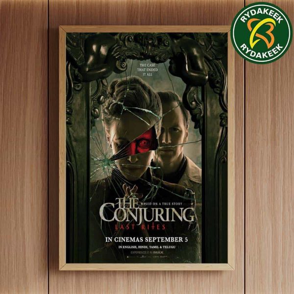 The Conjuring Last Rites The Case That Ended It All Release In Cinemas Official Poster On September 5 2025 Home Decor Poster Canvas