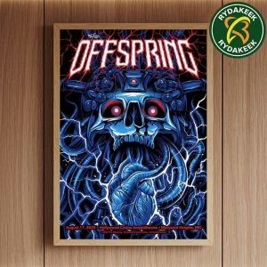 The Offspring 2025 Concert Poster Hollywood Casino Amphitheatre, Maryland Heights, MO MAXXX24 Art On August 17 2025 Home Decor Poster Canvas
