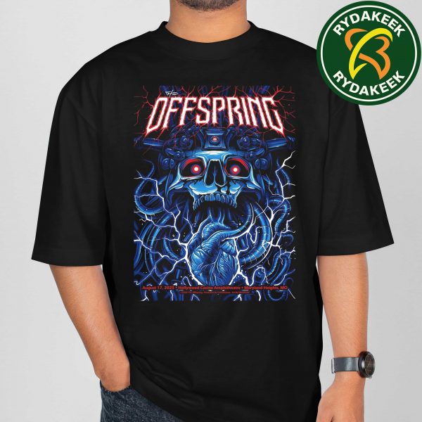 The Offspring 2025 Concert Poster Hollywood Casino Amphitheatre, Maryland Heights, MO MAXXX24 Art On August 17 2025 Unisex T-Shirt