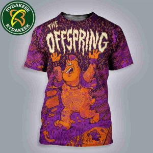 The Offspring Concert Poster For Ridgedale Missouri Supercharged Worldwide In Aug 20 2025 At Thunder Ridge Nature Arena All Over Print Shirt