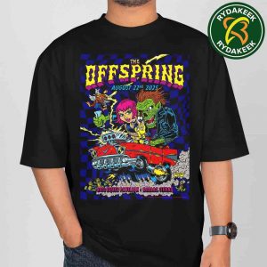 The Offspring Concert Poster In Dallas Texas At Dos Equis Pavilion On August 22 2025 Unisex T-Shirt