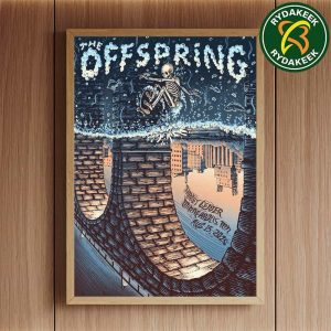 The Offspring Exclusive Poster In Minneapolis At Target Center On August 15 2025 Home Decor Poster Canvas