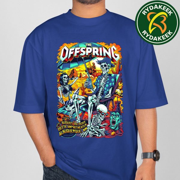 The Offspring Supercharged Worldwide In 25 Tour In Albuquerque, NM At The Isleta Amphitheater On August 26 2025 Unisex T-Shirt